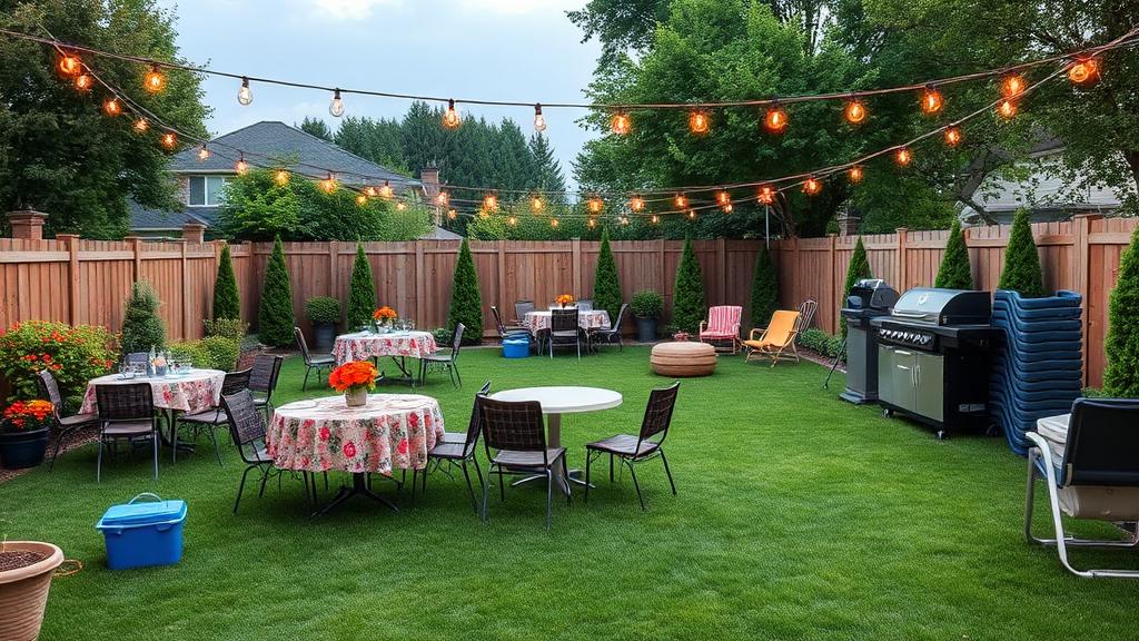 Backyard Party Setup Checklist for NJ Homeowners